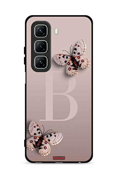 Tolwak غطاء حماية لهاتف Infinix Hot 50 5G بنقشة فراشات