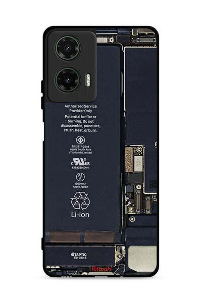 Tolwak غطاء حماية لهاتف موتورولا موتو جي 35 5G بنمط دائرة الهاتف