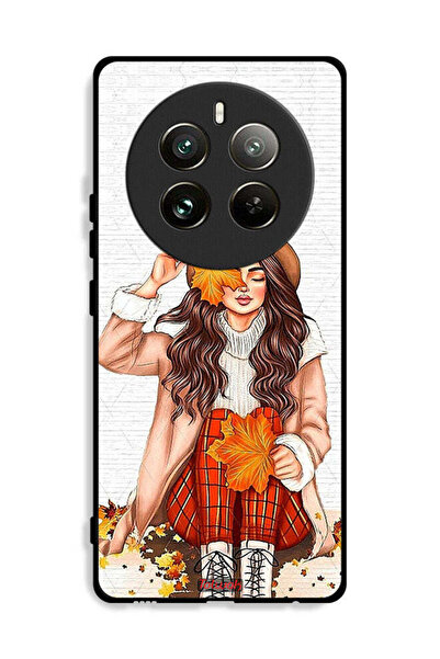 Tolwak غطاء حماية لهاتف Realme 12 Pro 5G يحمل صورة أوراق الخريف