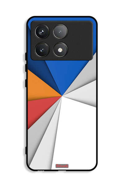 Tolwak غطاء حماية لهاتف Xiaomi Redmi K70E 5G مصنوع من مادة فنية تجريدية
