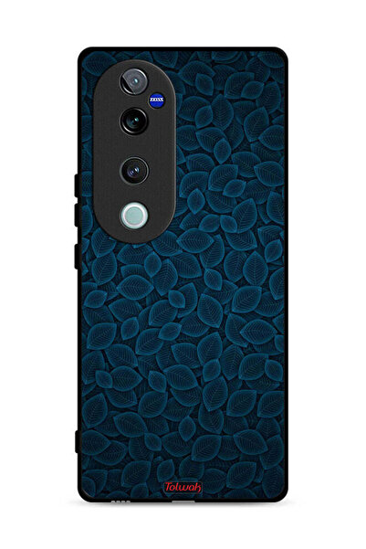 Tolwak غطاء حماية لهاتف Vivo S19 Pro 5G بنقشة أوراق فنية رقمية