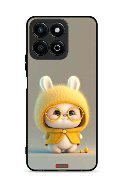 Tolwak غطاء حماية لهاتف Honor Play 60 Plus 5G بتصميم أرنب صغير