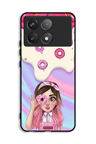 Tolwak غطاء حماية شاومي بوكو X6 برو 5G يحمل دونات