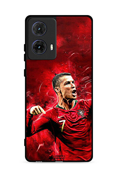 Tolwak غطاء حماية لهاتف موتورولا موتو جي 85 5G كريستيانو رونالدو