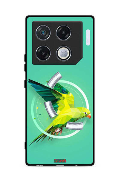 Tolwak غطاء حماية لهاتف Infinix GT 20 Pro 5G بطبعة فن تجريدي ببغاء