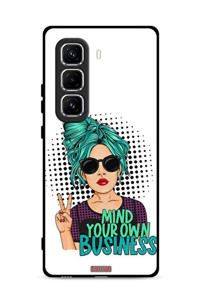 Tolwak غطاء حماية لهاتف Infinix Hot 50 Pro Plus 4G - اهتم بشؤونك الخاصة