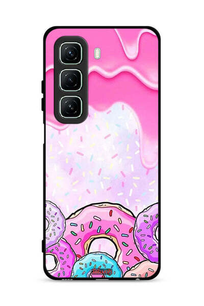 Tolwak غطاء حماية لهاتف Infinix Hot 50 5G بألوان الدونات