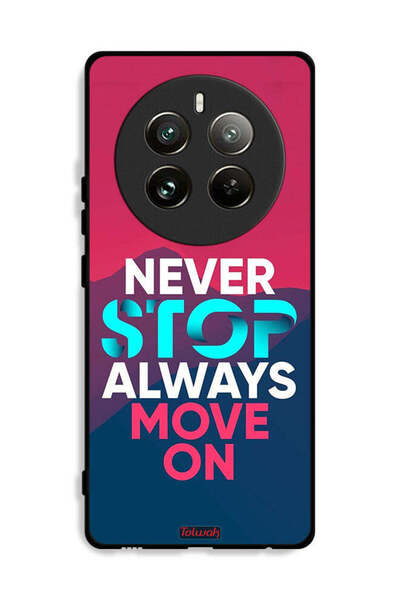Tolwak غطاء حماية لجهاز Realme 12 Pro 5G، لا تتوقف أبدًا، تحرك دائمًا