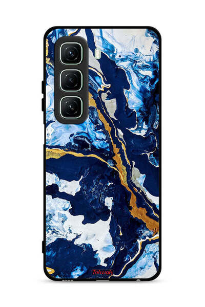 Tolwak غطاء حماية لهاتف Infinix Hot 50 5G بنمط فني مزخرف