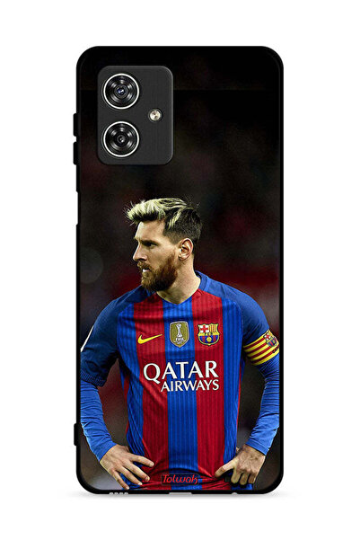 Tolwak غطاء حماية لهاتف موتورولا موتو جي 54 5G ميسي برشلونة