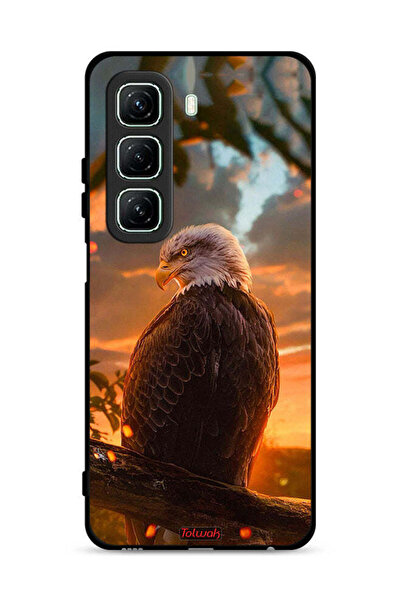 Tolwak غطاء حماية لهاتف Infinix Hot 50 5G بتصميم النسر