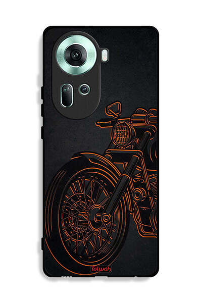 Tolwak Oppo Reno11 5G Protective Case Cover Vintage Bike
