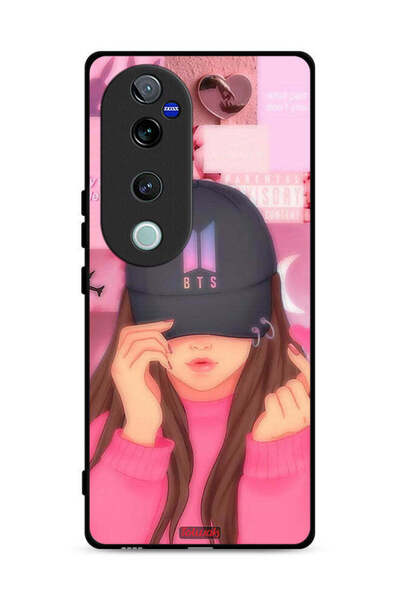 Tolwak غطاء حماية لهاتف Vivo V40 Pro 5G بطبعة فتاة سناب