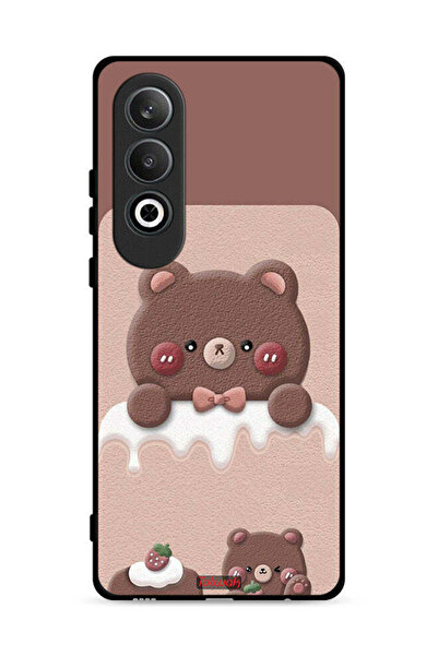 Tolwak غطاء حماية لهاتف Oppo K12 Plus 5G - دب الفراولة