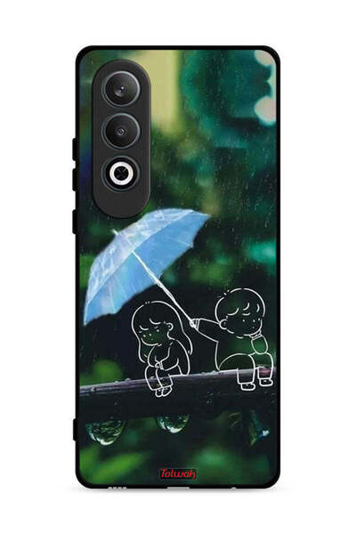 Tolwak غطاء حماية لهاتف OnePlus Nord CE4 5G بتصميم زوجين من الفن التجريدي