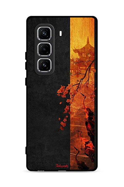 Tolwak غطاء حماية لهاتف Infinix Hot 50 Pro Plus 4G بألوان الخريف الفنية