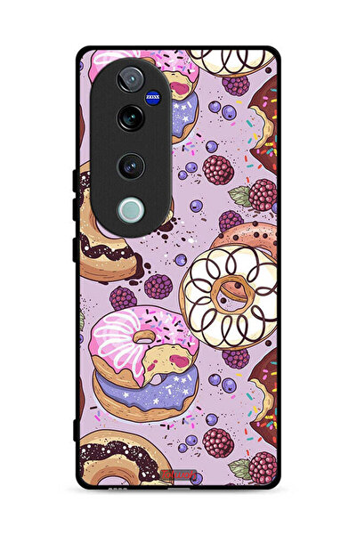 Tolwak غطاء حماية لهاتف Vivo V40 Pro 5G برسومات دونات فنية