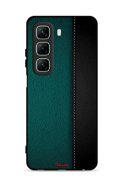 Tolwak غطاء حماية جلدي بنقشة جلدي لهاتف Infinix Hot 50 5G