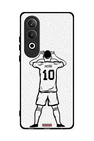 Tolwak غطاء حماية لهاتف Oppo K12 Plus 5G برسومات ميسي سكيتش