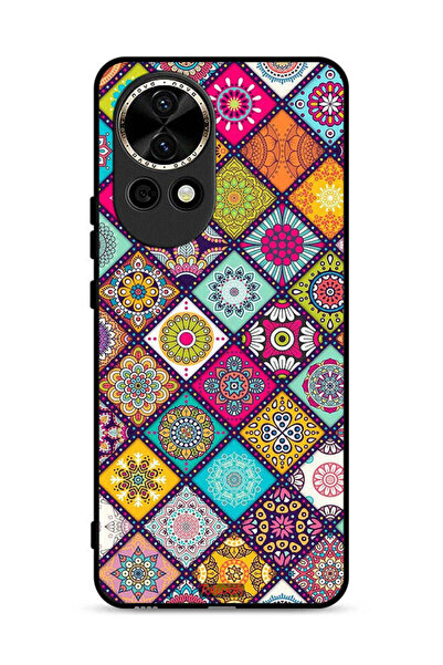 Tolwak غطاء حماية لهاتف هواوي نوفا 13 5G بنمط مربعات ماندالا