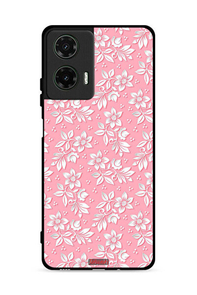 Tolwak غطاء حماية لهاتف موتورولا موتو جي 35 5G بنمط خلفية زهور