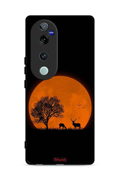 Tolwak غطاء حماية Vivo V40 Pro 5G برسومات قمر المساء