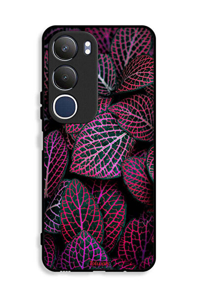 Tolwak غطاء حماية لهاتف Vivo Y19s 4G بنقشة أوراق سالجا