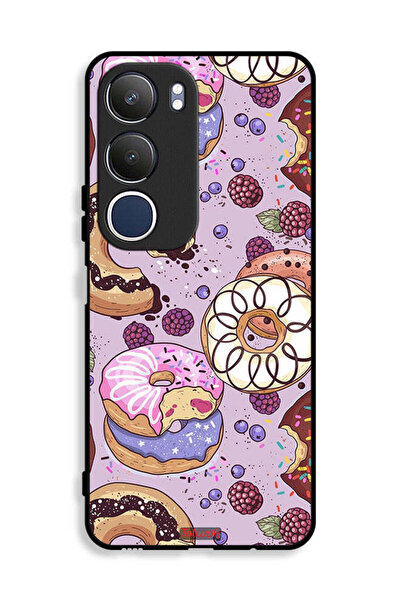 Tolwak غطاء حماية لهاتف Vivo Y19s 4G برسومات دونات فنية