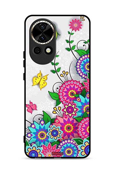 Tolwak غطاء حماية لهاتف هواوي نوفا 13 5G بنقشة زهور ماندالا