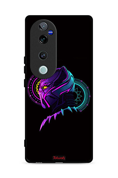 Tolwak غطاء حماية لهاتف Vivo S19 Pro 5G، رسم فني رقمي بسيط عالي الدقة