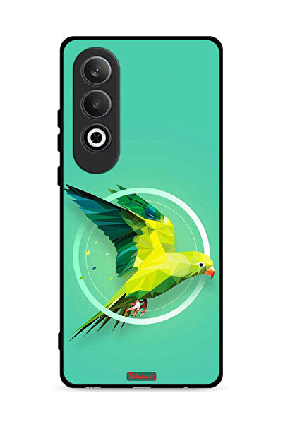 Tolwak غطاء حماية لهاتف Oppo K12 5G بتصميم فن تجريدي ببغاء