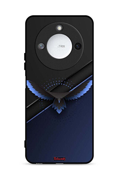 Tolwak غطاء حماية Honor X60 5G بتصميم فن تجريدي رقمي من النسر