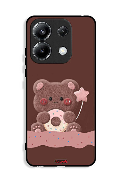 Tolwak غطاء حماية لهاتف شاومي ريدمي نوت 13 برو 4G، دب دونات