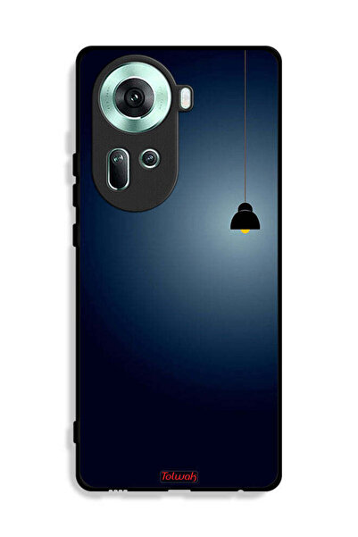 Tolwak غطاء حماية لهاتف Oppo Reno11 5G بتصميم فني معلق بإضاءة