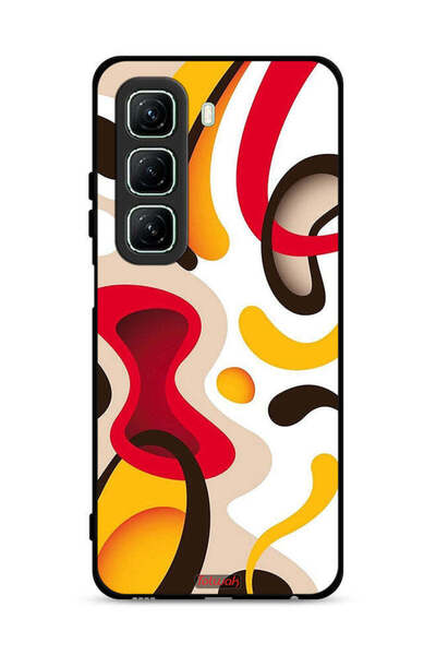 Tolwak غطاء حماية بنمط لهاتف Infinix Hot 50 5G