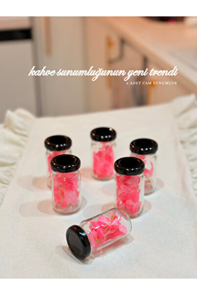 Milea Home Dekor Pembenin Zerafeti Lady Serisi Kahve Yanı Nişan Parti Organizasyon Sunumluğu 6 adet