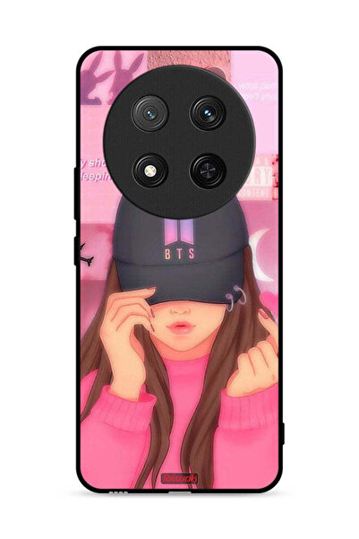 Tolwak غطاء حماية لهاتف Honor X9c 5G بطبعة فتاة سناب