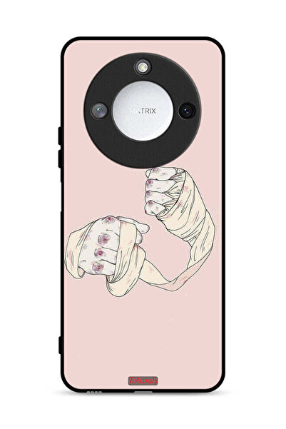 Tolwak غطاء حماية لهاتف Honor X9c Smart 5G بتصميم فن المقاتل