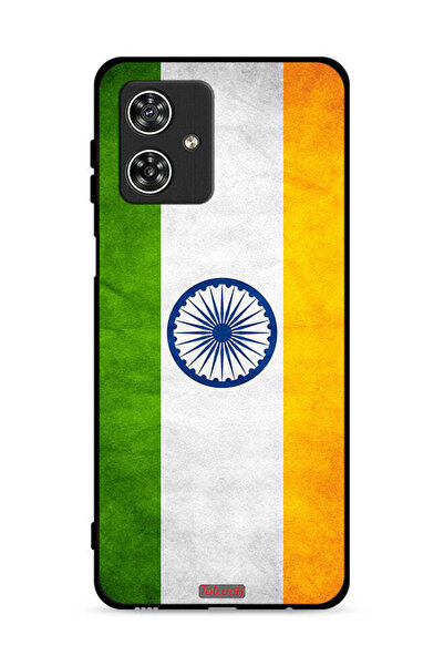 Tolwak غطاء حماية لهاتف موتورولا موتو جي 54 5G بطبعة علم هندي مضيء