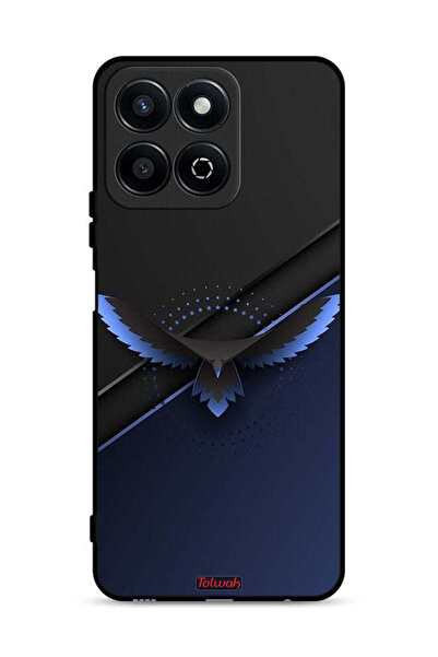 Tolwak غطاء حماية لهاتف Honor Play 60 Plus 5G بتصميم فن تجريدي رقمي من Eagle