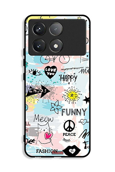 Tolwak غطاء حماية لهاتف Xiaomi Poco X6 Pro 5G - أحبك - علامات