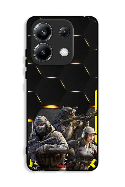 Tolwak غطاء حماية لهاتف Xiaomi Poco M6 Pro 4G بخلفية Cyberpunk