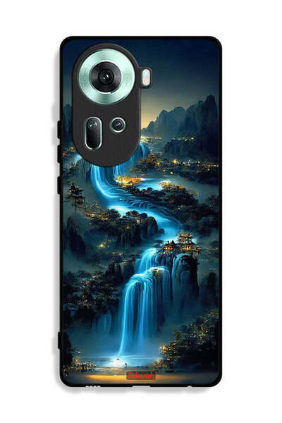 Tolwak غطاء حماية لهاتف Oppo Reno11 5G بتصميم شلال