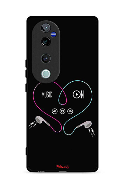 Tolwak غطاء حماية لهاتف Vivo V40 Pro 5G مع موسيقى