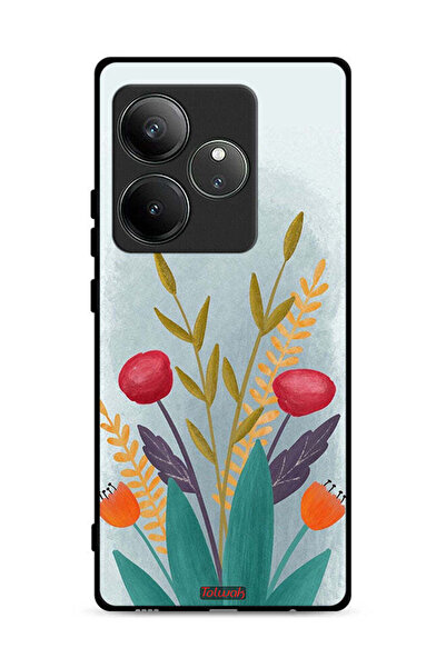 Tolwak غطاء حماية لهاتف Realme GT Neo6 5G برسومات نباتية