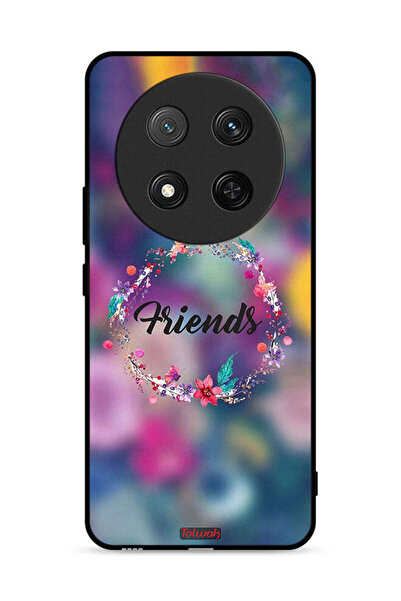 Tolwak غطاء حماية Honor X9c 5G بتصميم خاتم أصدقاء الزهور