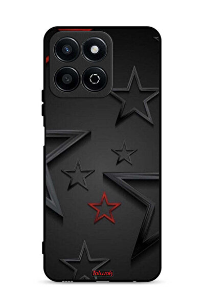 Tolwak غطاء حماية لهاتف Honor Play 60 Plus 5G بنقشة نجوم