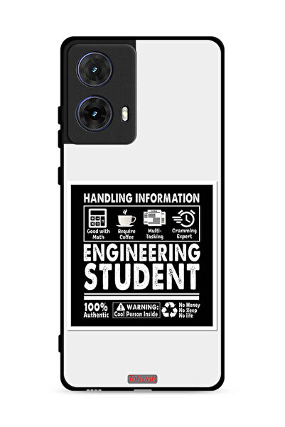 Tolwak غطاء حماية لهاتف موتورولا موتو جي 85 5G - ملصق طالب هندسة