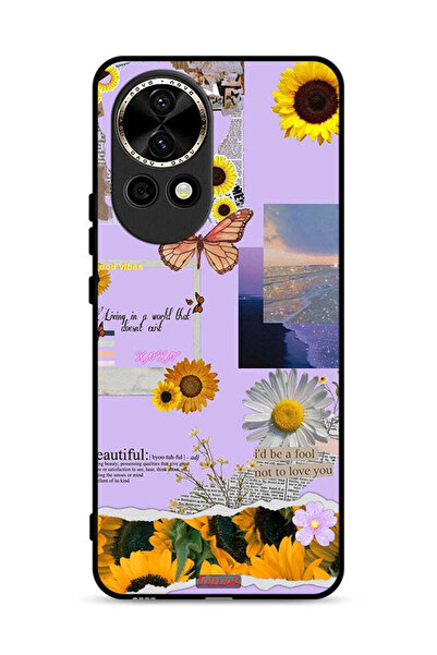 Tolwak غطاء حماية لهاتف هواوي نوفا 13 5G بملصقات عباد الشمس الجميلة