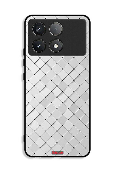 Tolwak Xiaomi Redmi K70E 5G Protective Case Cover Tiles Texture
